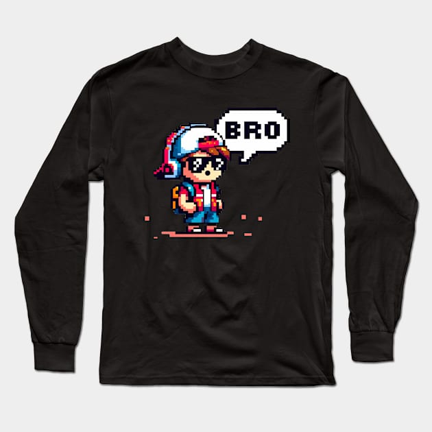 Bro Long Sleeve T-Shirt by cast8312